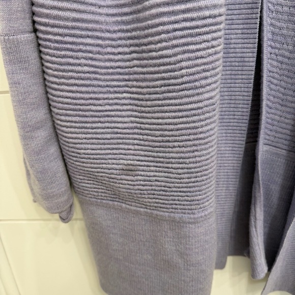 Lululemon sit in lotus wrap II light purple cardigan sweater 23832 - Picture 5 of 11